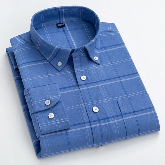 Men's Premium Cotton Check Shirt (SC627)