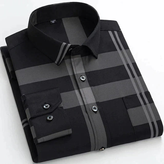 Men's Premium Cotton Check Shirt (SC707)